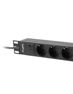Listwa zasilająca RACK PDU 10" 1U 16A 3 gniazda Schuko | Listwy zasilające | ODEL.PL 2