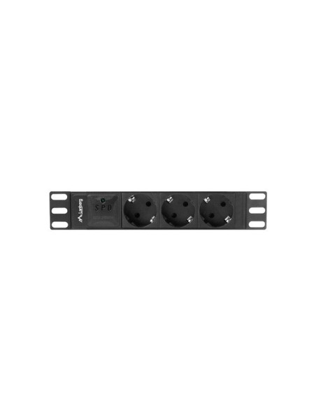 Listwa zasilająca RACK PDU 10" 1U 16A 3 gniazda Schuko | Listwy zasilające | ODEL.PL