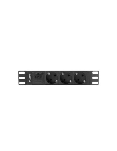 Listwa zasilająca RACK PDU 10" 1U 10A 3 gniazda Schuko C14 | Listwy zasilające | ODEL.PL