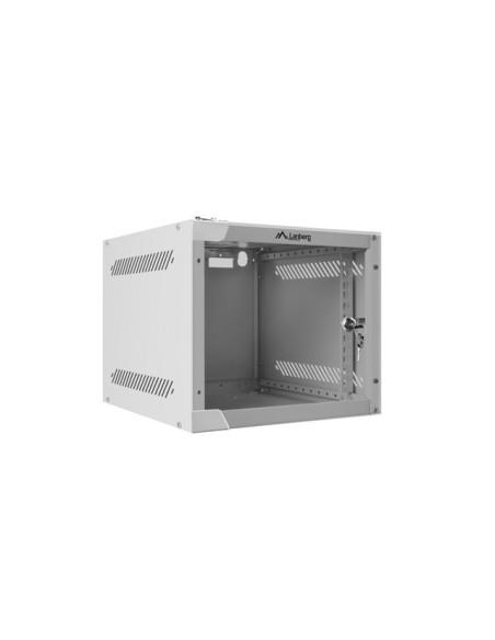 Szafa rackowa wisząca 10" 4U 280x310 szara szklane drzwi | Szafy serwerowe | ODEL.PL