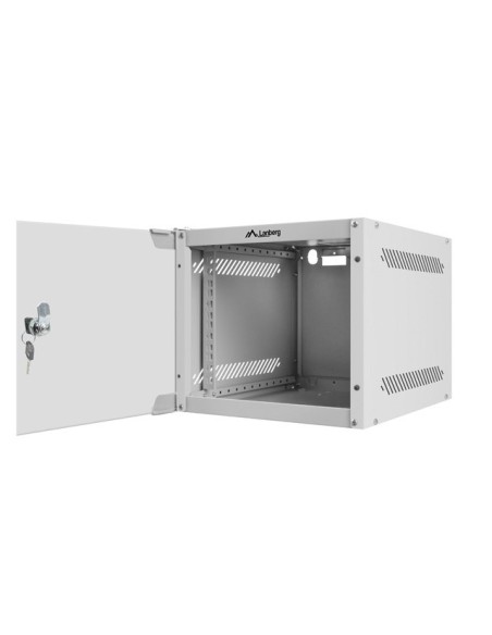 Szafa rackowa wisząca 10" 4U 280x310 szara szklane drzwi | Szafy serwerowe | ODEL.PL