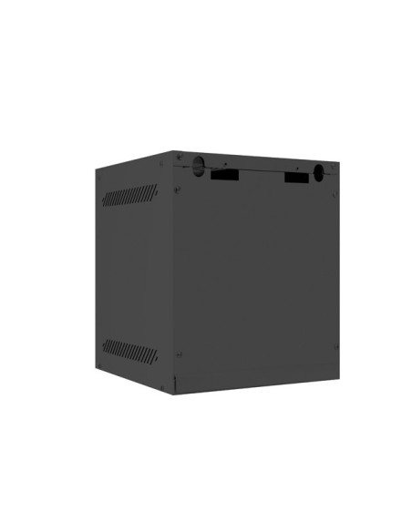Szafa rackowa wisząca 10" 6U 280x310 czarna szklane drzwi | Szafy serwerowe | ODEL.PL