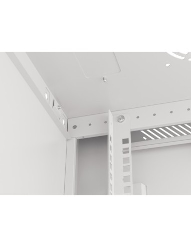 Szafa rackowa wisząca 19" 4U 600x450 szara | Szafy serwerowe | ODEL.PL