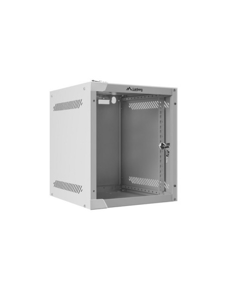 Szafa rackowa wisząca 10" 6U 280x310 szara szklane drzwi | Szafy serwerowe | ODEL.PL