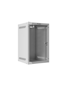 Szafa rackowa wisząca 10" 9U 280x310 szara szklane drzwi | Szafy serwerowe | ODEL.PL