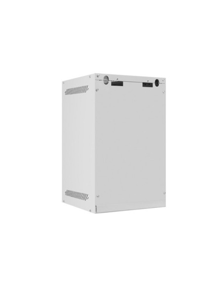 Szafa rackowa wisząca 10" 9U 280x310 szara szklane drzwi | Szafy serwerowe | ODEL.PL