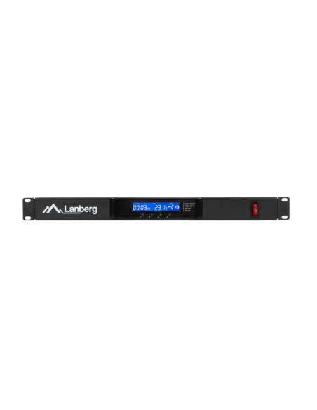 Panel wentylacyjny 1U do szaf RACK 19" z termostatem LCD | Akcesoria do szaf RACK | ODEL.PL