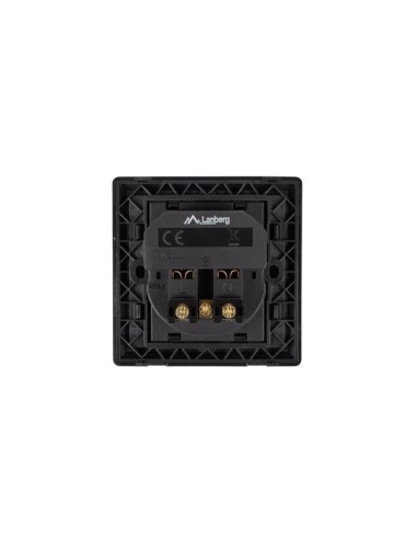 Gniazdo podtynkowe 230V z 2x USB 2.1A francuskie czarne | Osprzęt elektryczny | ODEL.PL