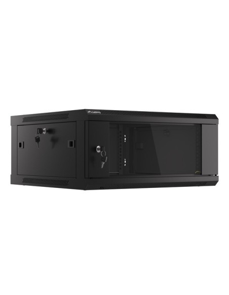 Szafa rackowa wisząca 19" 4U 600x600 czarna | Szafy serwerowe | ODEL.PL