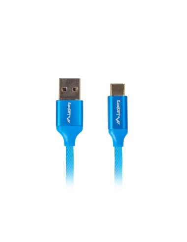 Kabel USB-A do USB-C 2.0 Premium QC 3.0 1m niebieski | Kable USB | ODEL.PL