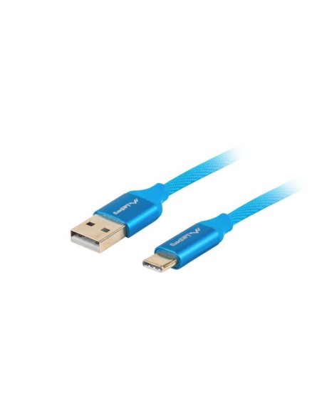 Kabel USB-A do USB-C 2.0 Premium QC 3.0 0,5m niebieski | Kable USB | ODEL.PL