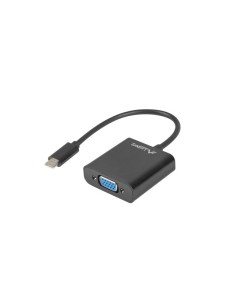 Adapter USB-C 3.1 do VGA na kablu 15cm czarny | Adaptery wideo | ODEL.PL