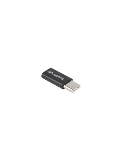 Adapter USB-C (wtyk) 2.0 do USB Micro (gniazdo) czarny | Adaptery USB | ODEL.PL 2