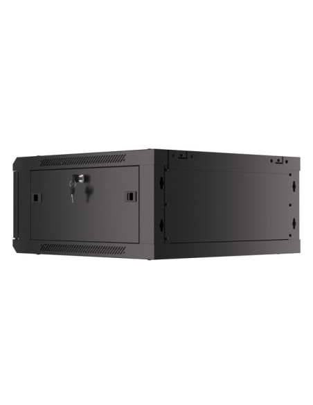 Szafa rackowa wisząca 19" 4U 600x600 czarna | Szafy serwerowe | ODEL.PL