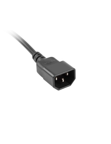 Przedłużacz do UPS 1m 4 gniazda czarny | Listwy zasilające | ODEL.PL