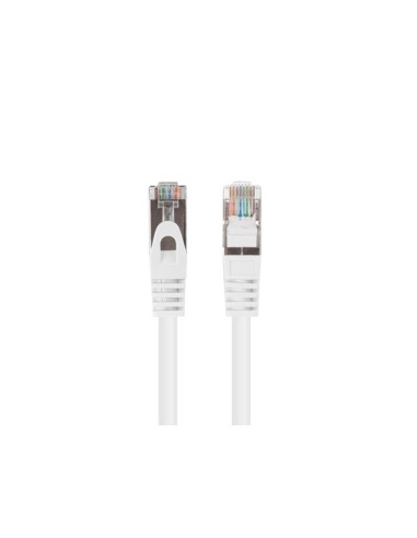 Patchcord ekranowany Kat.6 FTP 0,25m biały | Kable sieciowe | ODEL.PL