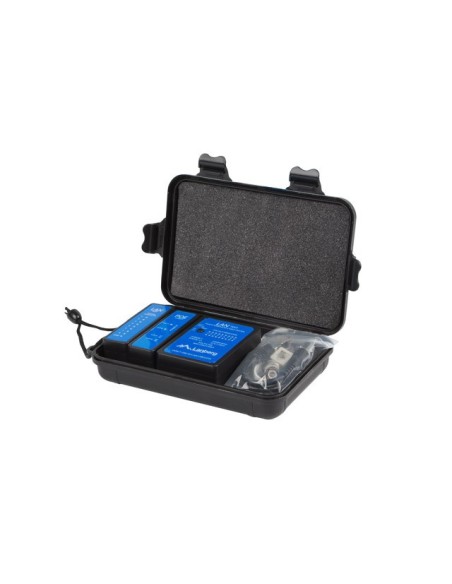 Tester przewodów LAN z PoE (RJ45, RJ11, Coaxial) | Narzędzia sieciowe | ODEL.PL
