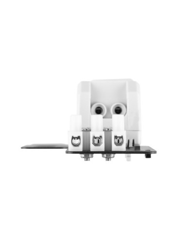 Termostat zamykający 10A do szaf rack, z kostką elektryczną, szary