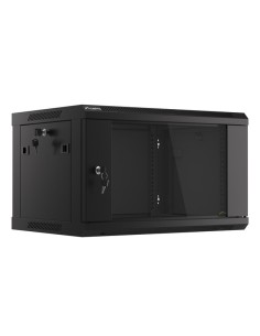 Szafa rackowa wisząca 19" 6U 600x450 czarna | Szafy serwerowe | ODEL.PL