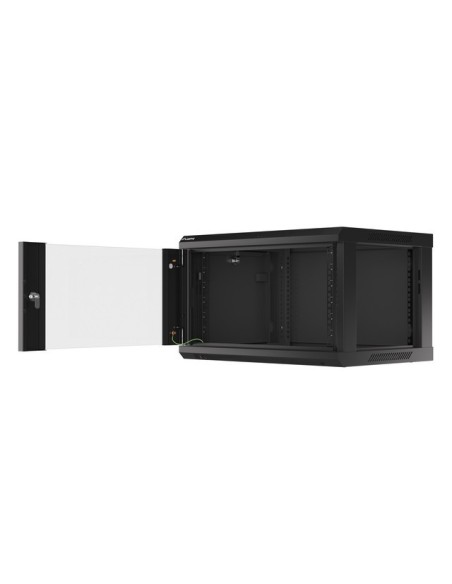 Szafa rackowa wisząca 19" 6U 600x450 czarna | Szafy serwerowe | ODEL.PL