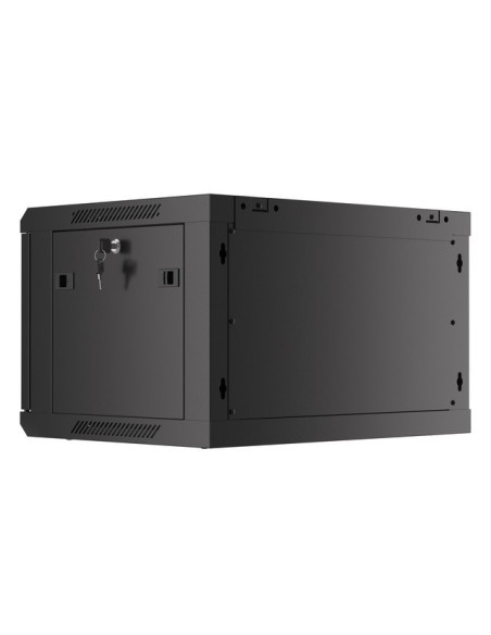 Szafa rackowa wisząca 19" 6U 600x450 czarna | Szafy serwerowe | ODEL.PL