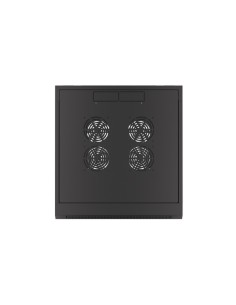 Szafa rackowa wisząca 19" 4U, 600 mm, szybki montaż, czarna (do samodzielnego montażu) 2