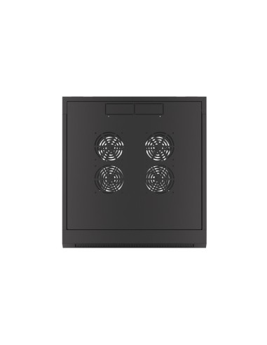 Szafa rackowa wisząca 19" 4U, 600 mm, szybki montaż, czarna (do samodzielnego montażu)