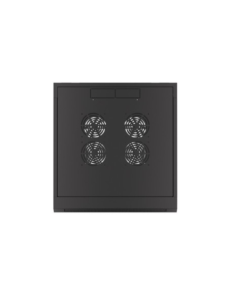 Szafa rackowa wisząca 19" 4U, 600 mm, szybki montaż, czarna (do samodzielnego montażu)