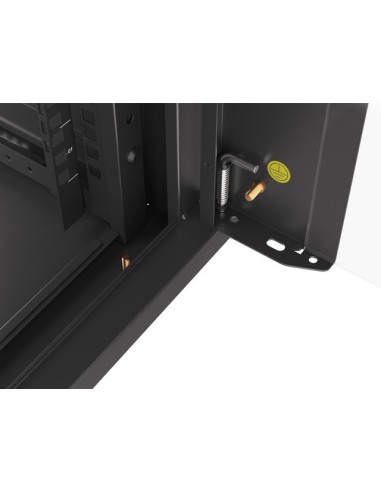 Szafa rackowa wisząca 19" 4U, 600 mm, szybki montaż, czarna (do samodzielnego montażu)