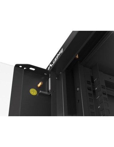 Szafa rackowa wisząca 19" 4U, 600 mm, szybki montaż, czarna (do samodzielnego montażu)