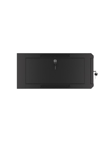 Szafa rackowa wisząca 19" 4U, 600 mm, szybki montaż, czarna (do samodzielnego montażu)