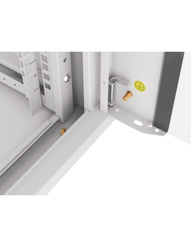 Szafa rackowa wisząca 19" 4U, 600 mm, szybki montaż, szara (do samodzielnego montażu)