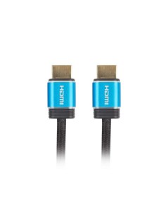 Kabel HDMI (wtyk-wtyk) V2.0, 1 m, pełna miedź, czarny, Box Premium (certyfikowany)
