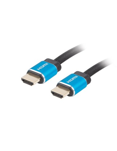 Kabel HDMI (wtyk-wtyk) V2.0, 1 m, pełna miedź, czarny, Box Premium (certyfikowany)