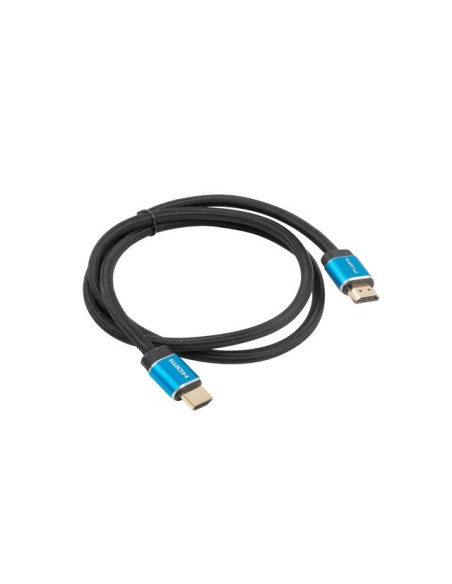 Kabel HDMI (wtyk-wtyk) V2.0, 1 m, pełna miedź, czarny, Box Premium (certyfikowany)