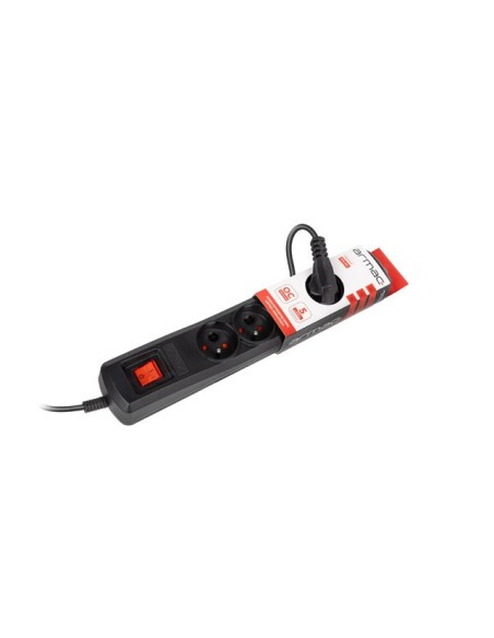 Listwa zasilająca Armac R5, 3 m, 5 gniazd, 10A, czarna