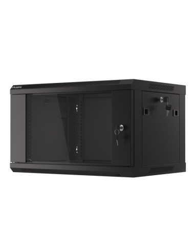 Szafa rackowa wisząca 19" 6U 600x450 czarna | Szafy serwerowe | ODEL.PL