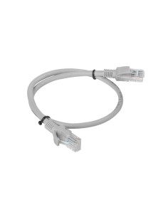 Zestaw kabli sieciowych Patchcord Kat.6 UTP, 0,5 m, szary (testowany Fluke) 10-pak