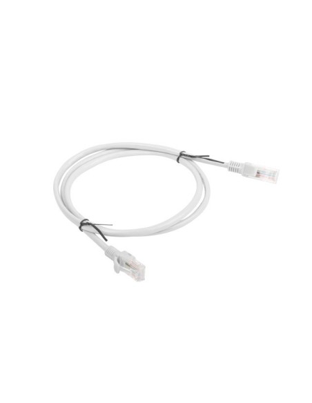 Zestaw kabli sieciowych Patchcord Kat.6 UTP, 1 m, szary (testowany Fluke) 10-pak