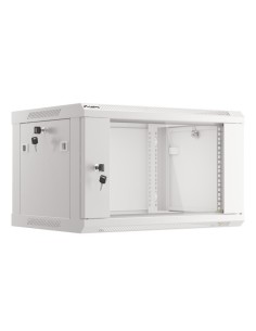 Szafa rackowa wisząca 19" 6U 600x450 szara | Szafy serwerowe | ODEL.PL