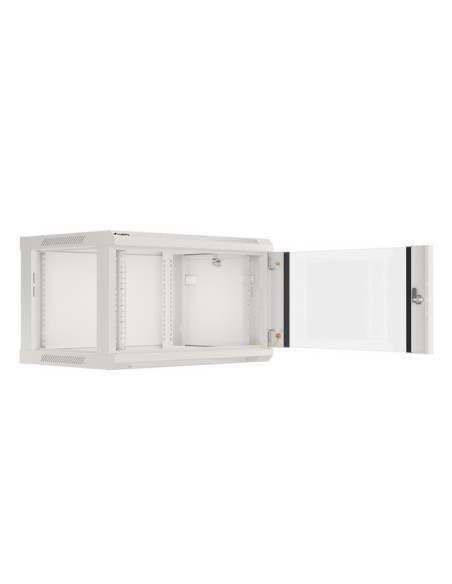Szafa rackowa wisząca 19" 6U 600x450 szara | Szafy serwerowe | ODEL.PL