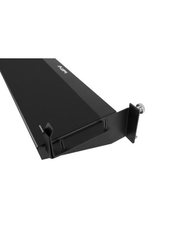 Półka montażowa do zarabiania patch paneli 19" 3U czarna | Akcesoria do szaf RACK | ODEL.PL