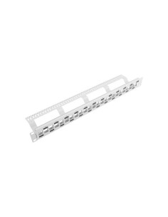 Patch panel pusty 24-portowy 1U 19" naprzemienny szary | Osprzęt sieciowy | ODEL.PL