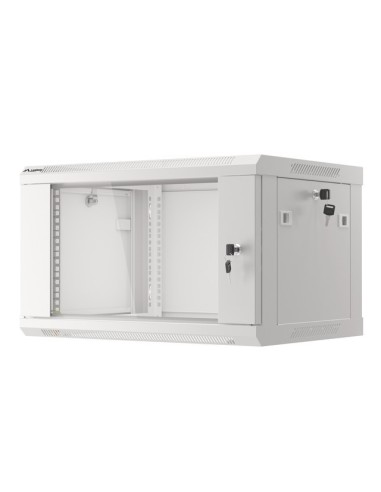 Szafa rackowa wisząca 19" 6U 600x450 szara | Szafy serwerowe | ODEL.PL