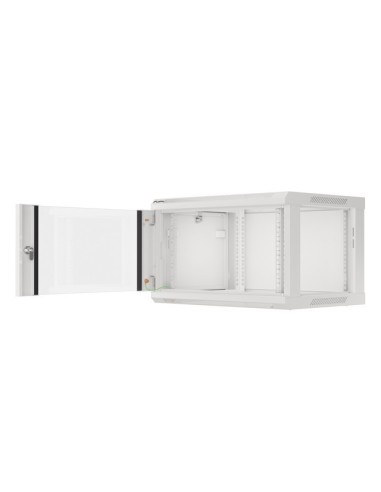 Szafa rackowa wisząca 19" 6U 600x450 szara | Szafy serwerowe | ODEL.PL