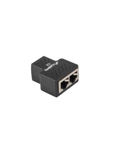 Adapter złączka sieciowa RJ45 do 2x RJ45 ekranowana | Osprzęt sieciowy | ODEL.PL