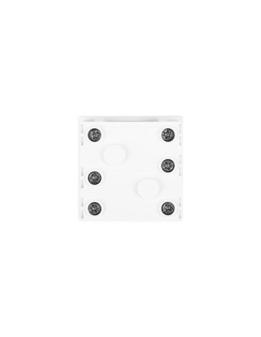 Gniazdo 45x45 230V Schuko z łącznikiem białe | Osprzęt elektryczny | ODEL.PL