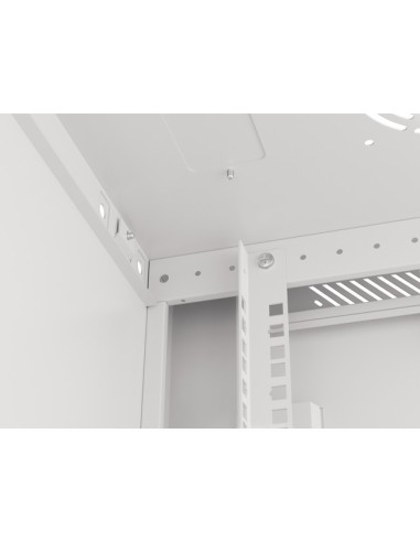 Szafa rackowa wisząca 19" 6U 600x450 szara | Szafy serwerowe | ODEL.PL