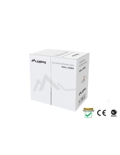 Kabel sieciowy LAN UTP Kat.5e 305m drut CU szary | Kable sieciowe | ODEL.PL