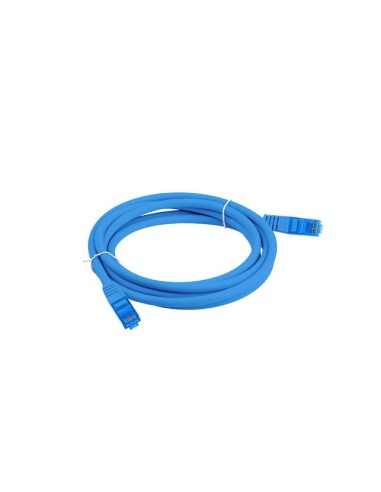 Patchcord ekranowany S/FTP Kat.6A LSZH CCA 0,5m niebieski | Kable sieciowe | ODEL.PL